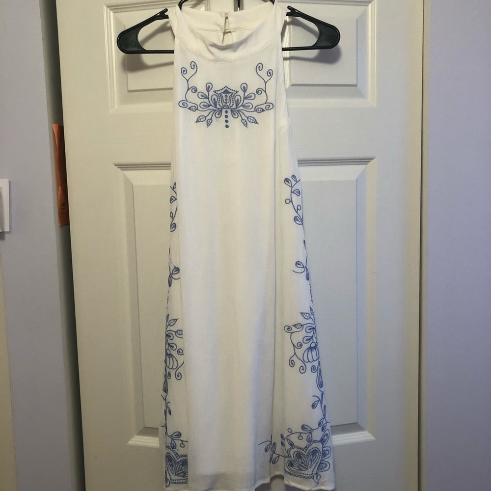 Miami ribbed mock neck dress